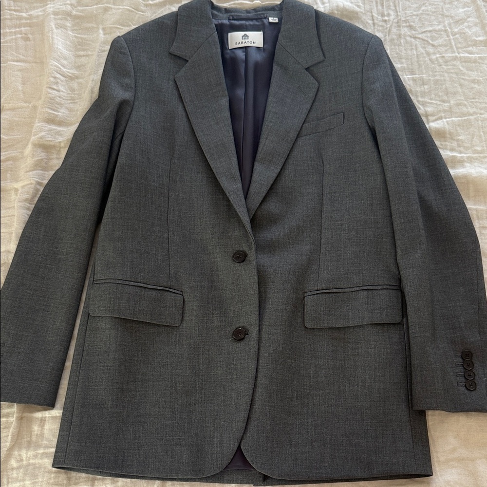 Aritzia Dark Grey Blazer